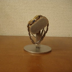 バレンタインデーに　2本掛け楕円パイプ腕時計収納スタンド　130114 5枚目の画像