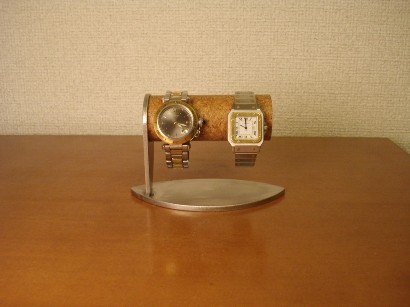 バレンタインデーに　腕時計　飾る　かわいいリーフ台座2本掛け腕時計スタンド　90630の1