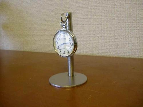 懐中時計スタンド　匿名配送　誕生日プレゼントに　オールブラック懐中時計スタンド