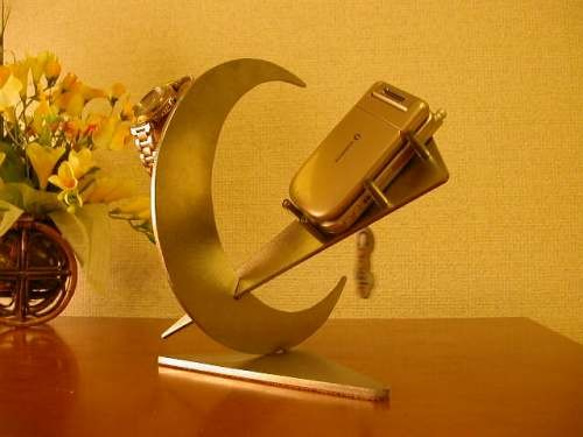 アクセサリースタンド 三日月腕時計、携帯電話インテリアスタンド