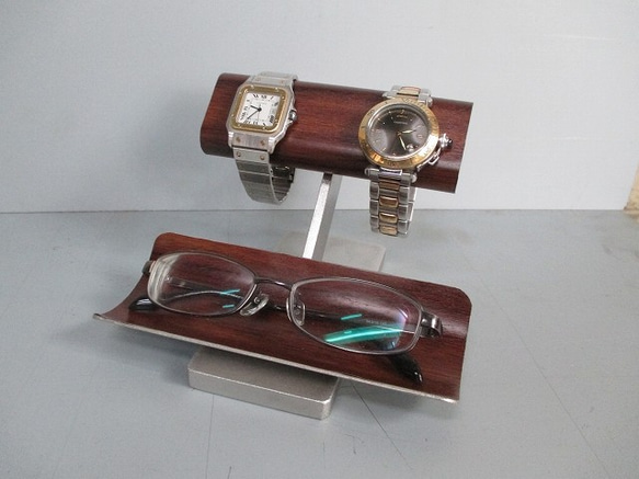 新作　木目模樣腕時計、眼鏡スタンド　190418 3枚目の画像