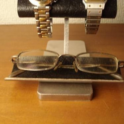 ブラックコルクだ円パイプ腕時計、眼鏡スタンド 4枚目の画像