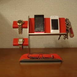 クリスマスにどうぞ！レッド腕時計2本・キー・携帯電話スタンド 2枚目の画像