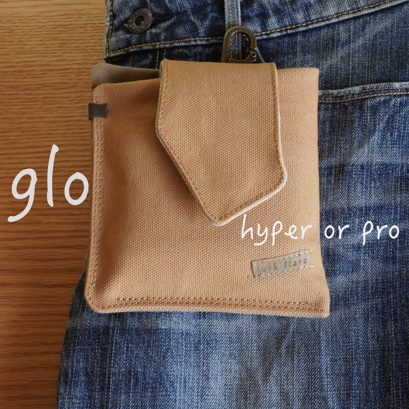 glo case pouch type6 hyper or pro canvas 岡山牛仔布 Sanada string 第1張的照片