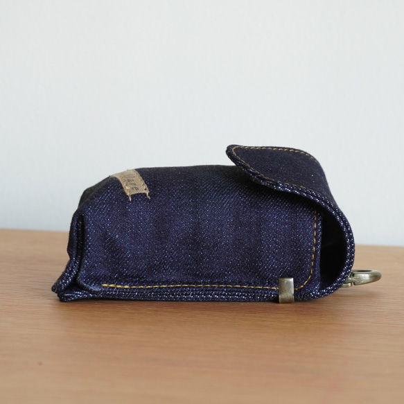 glo case pouch type7 hyper or pro Okayama denim Sanada string 第3張的照片