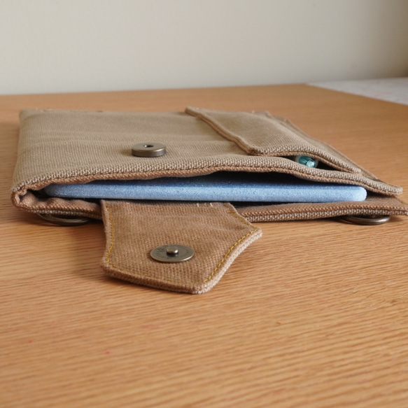 ipad mini or pro 其他 平板電腦 肩背規格 Pouch Canvas Sanada string 第6張的照片