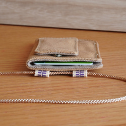 名片夾鑰匙包雙頸帶帆布規格 sanada string 第2張的照片