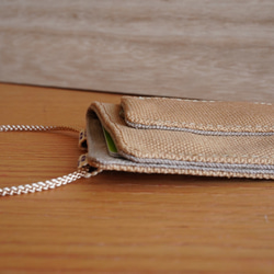 名片夾鑰匙包雙頸帶帆布規格 sanada string 第3張的照片