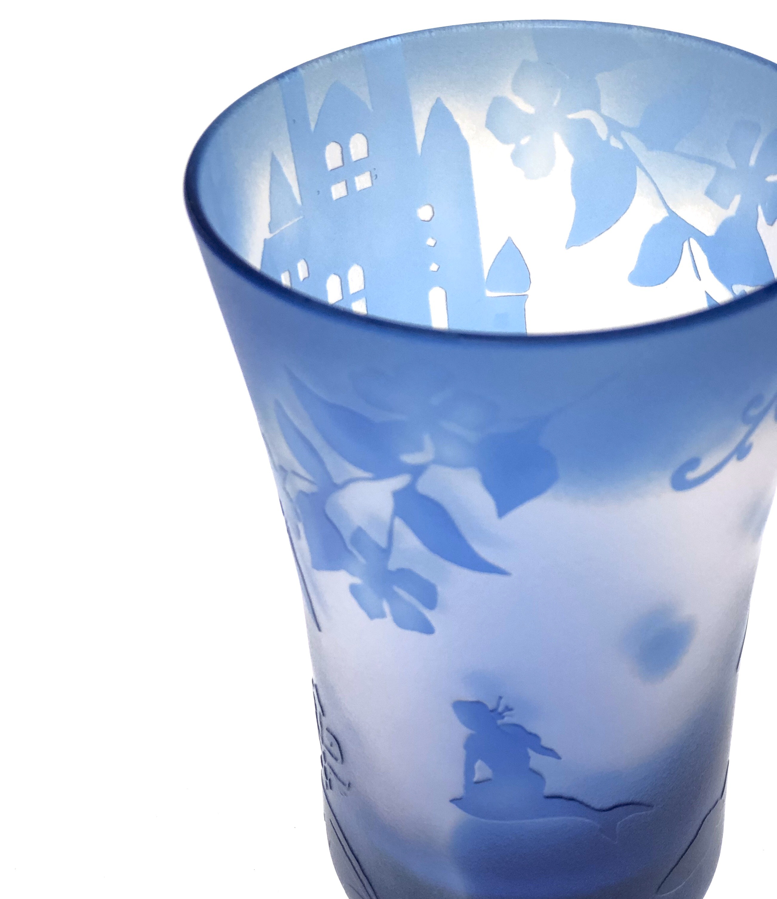 【物語のグラス】　～人魚姫～　江戸硝子　タンブラー