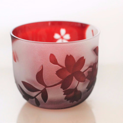 桜の花のぐいのみ（SAKURA SAKE GLASS) 1枚目の画像