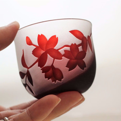 桜の花のぐいのみ（SAKURA SAKE GLASS) 4枚目の画像