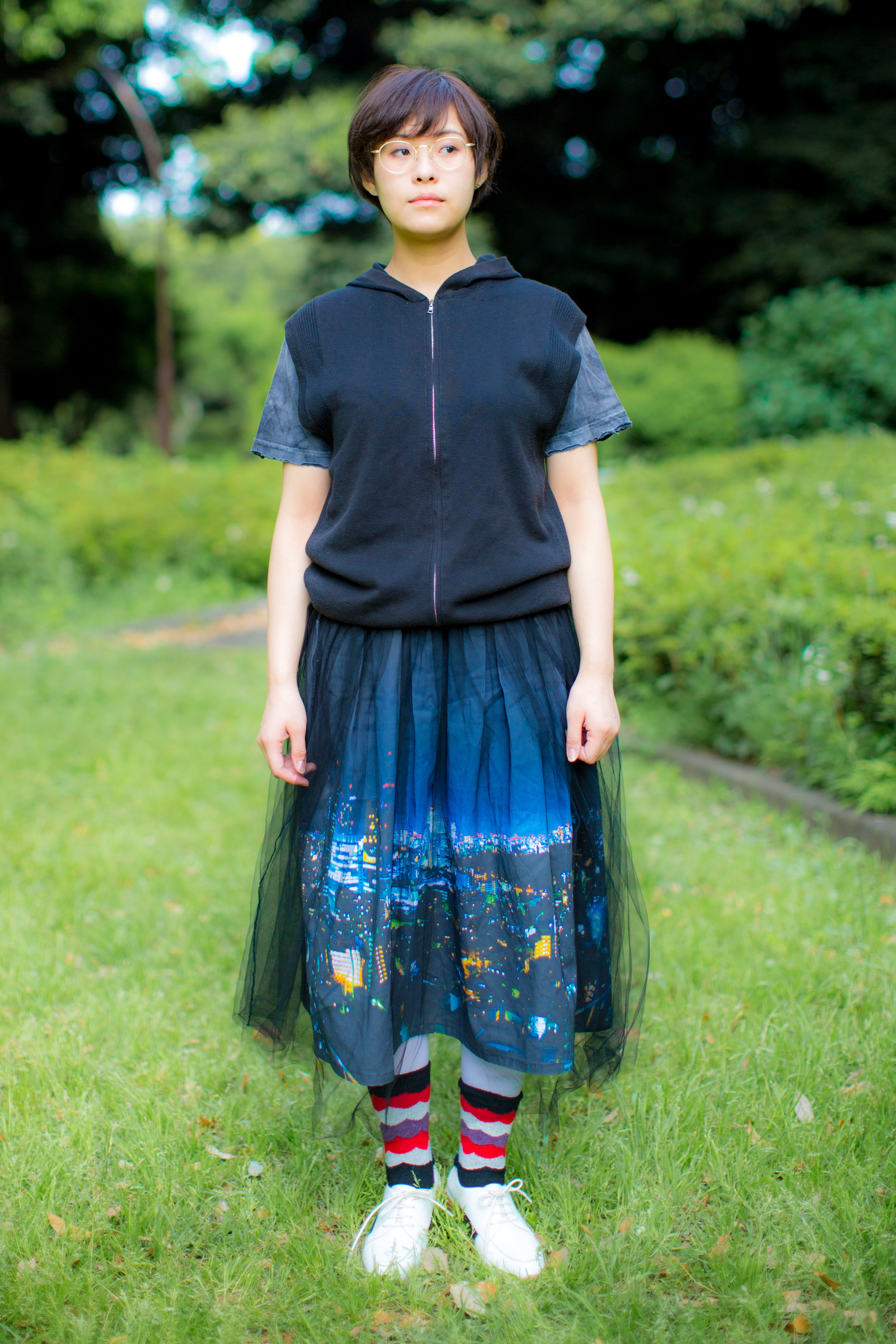 夜光スカート【夜景】