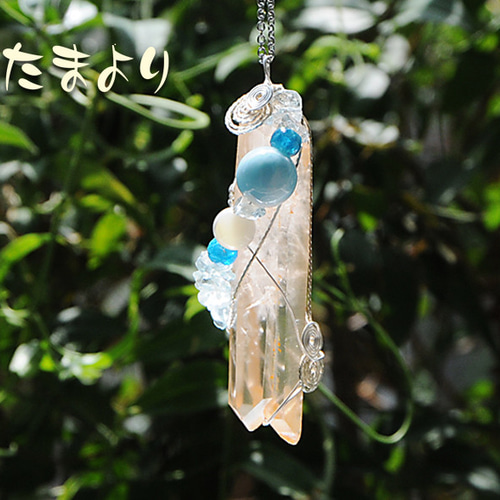 ピンクレムリアン ペンダント ピンクレムリアンシードクリスタル