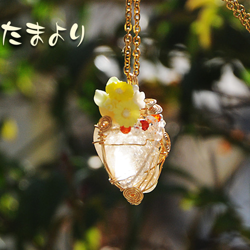 ルチル しずく ペンダント めちゃくちゃ綺麗です ヒカル 【公式通販】