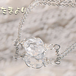 「妖精の囁き」ハーキマーダイヤモンドのブレスレット 2枚目の画像