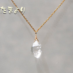 「妖精の囁き」ハーキマーダイヤモンドのペンダントトップ 3枚目の画像