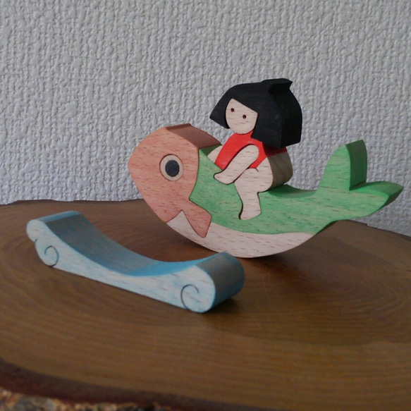 五月人形　鯉乗り金太郎(小) 3枚目の画像