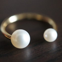 ツイン・パール・リング ~ twin pearl ring ~ 1枚目の画像