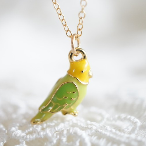せきせいいんこ 14kgf セキセイインコ・ネックレス ネックレス・ペンダント Canattelle