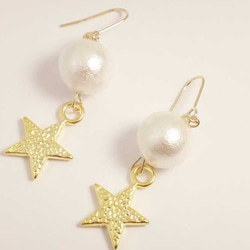 star pearl pierce(gold) 3枚目の画像