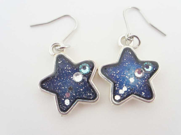 star pierce(navy blue) 4枚目の画像