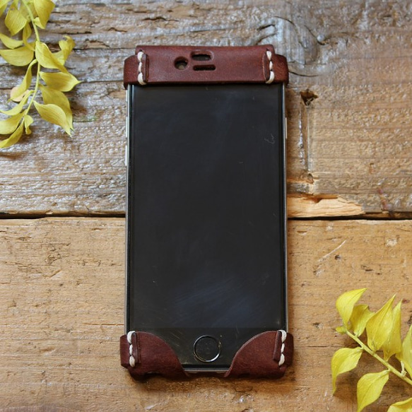 iPhone Dress for iPhone6/6s  D BROWN 2枚目の画像