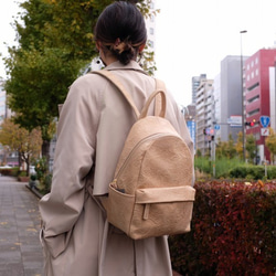 Rucksack mini / Ivory**カルタレザー 7枚目の画像