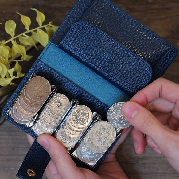 超個性的な極小財布 / Coin WalletⅡ *DARK BLUE　コインキャッチャー 6枚目の画像