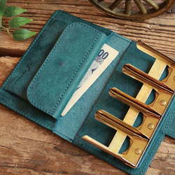 Coin Wallet Ⅱ / BLUE GREEN　コインキャッチャー ( GOLD ) 6枚目の画像