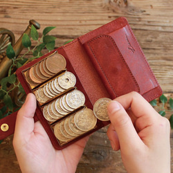 Coin Wallet Ⅱ *BRICK RED　コインキャッチャー ( GOLD ) 8枚目の画像