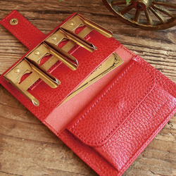 超個性的な極小財布 / Coin Wallet Ⅱ / RED コインキャッチャー ( GOLD ) 5枚目の画像