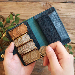超個性的な極小財布 / Coin Wallet Ⅱ *DARK BLUE コインキャッチャー ( GOLD ) 8枚目の画像