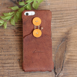 iPhone Dress for iPhone 5s / SE / BROWN 1枚目の画像