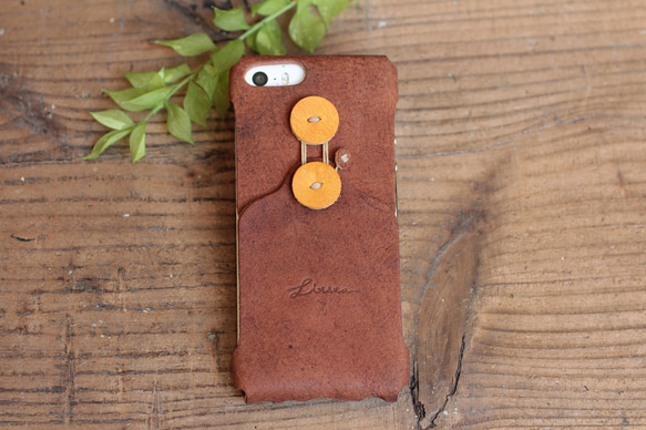 iPhone Dress for iPhone 5s / SE / BROWN 1枚目の画像