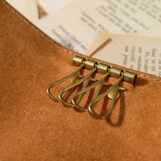 【イタリアンレザー】Key Case / CAMEL *レザーキーケース*プエブロ