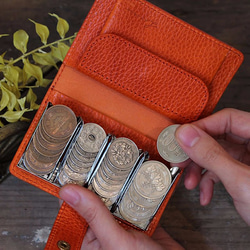 Coin WalletⅡ / ORANGE　コインキャッチャー *コンパクト*極小 6枚目の画像