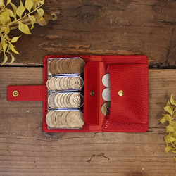 超個性的な極小財布 / Coin WalletⅡ *RED　コインキャッチャー 2枚目の画像