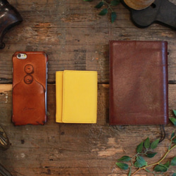 Soft Leather Mini Wallet / MANGO YELLOW *ミニ財布*小さいお財布*革財布 8枚目の画像