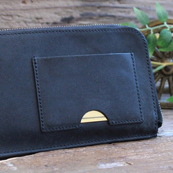 薄くて軽いお財布 / Pueblo Compact Wallet**Black 7枚目の画像