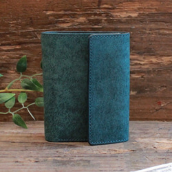 スタンダードな二つ折り財布 / Folded Wallet *BLUE GREEN (右利き用) 11枚目の画像