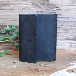 スタンダードな二つ折り財布 / Folded Wallet *BLACK (左利き用) 11枚目の画像