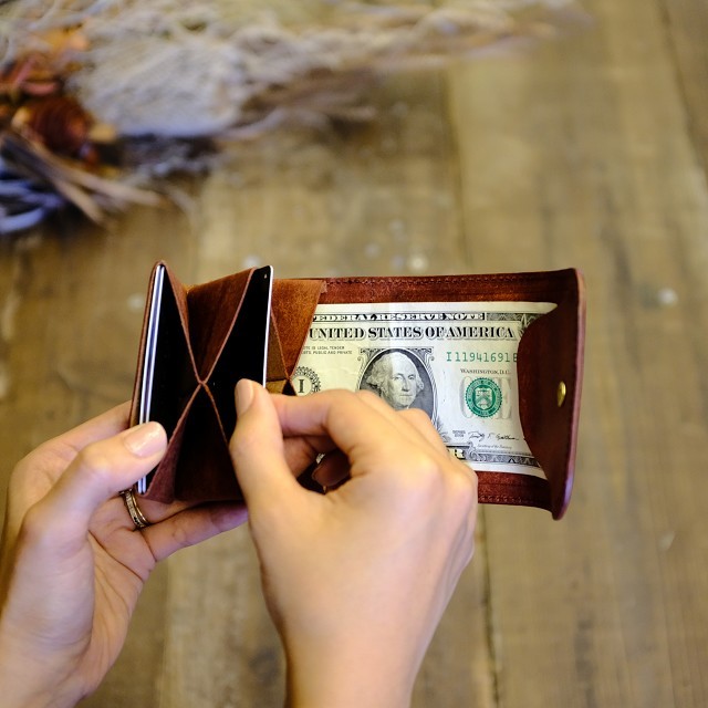Tiny Wallet / D BROWN *小さい*ミニ