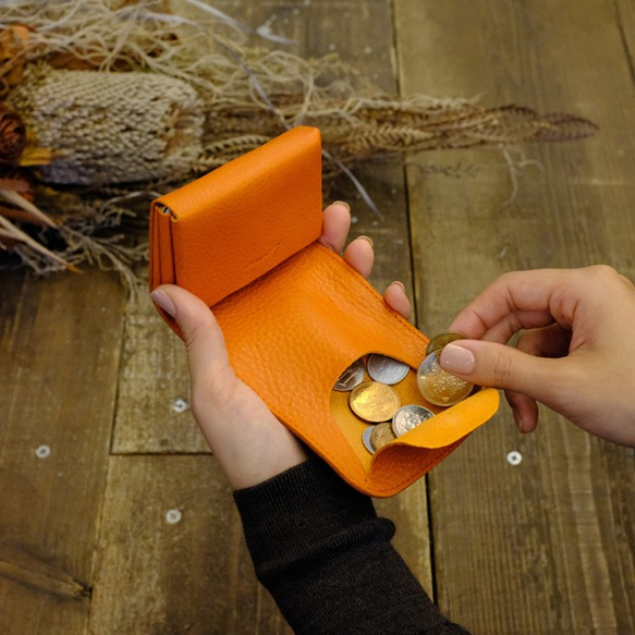 Tiny Wallet / A ORANGE *小さい*ミニ 3枚目の画像