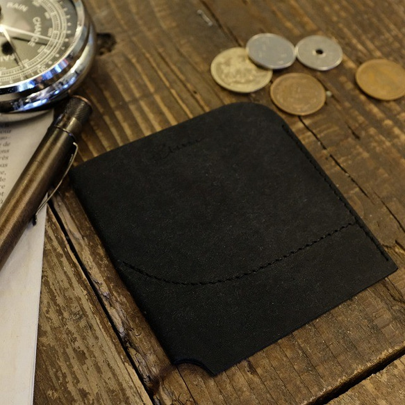 薄くて小さいお財布 / Compact Wallet Half *Black 9枚目の画像