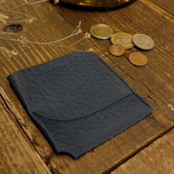 薄くて小さいお財布 / Compact Wallet Half *Arizona Blue 9枚目の画像