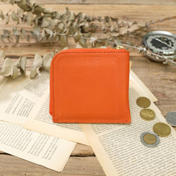 薄くて小さいお財布 / Compact Wallet Half *Arizona Orange 3枚目の画像