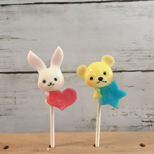 飴細工・うさぎ、くまセット（袋入り） 焼き菓子 あめ細工 鶴藤 通販