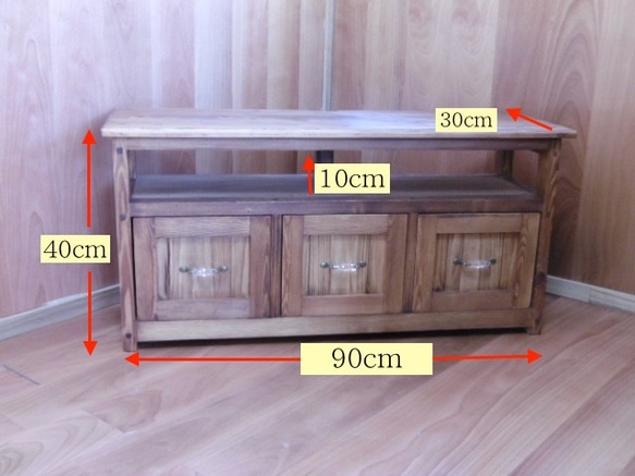 大人可愛　TV台　カラー3種類 最大37v　只今、受注生産になります 2枚目の画像