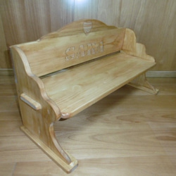 Children's bench  First chair gift  name加工付き 3枚目の画像