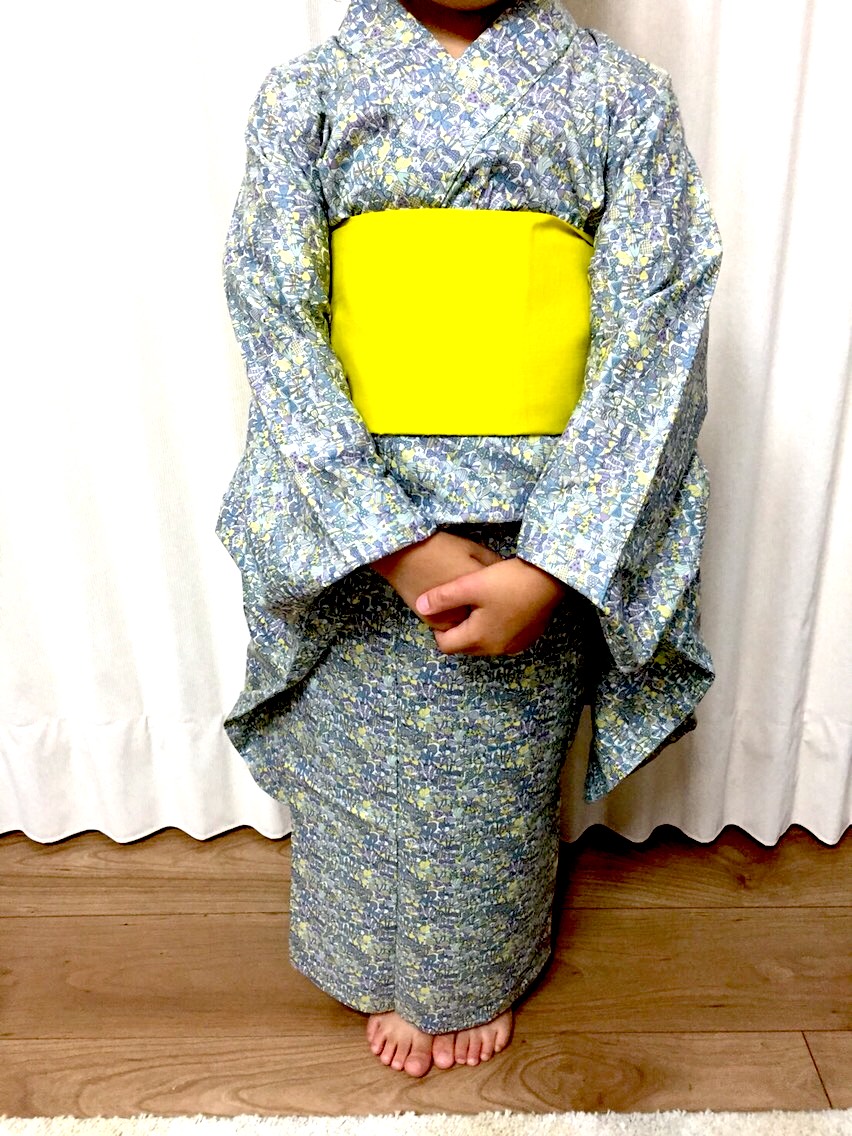 子供用リバティ浴衣(110)